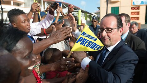 Prancūzijos prezidento Francois Hollande'as vizitas Kuboje