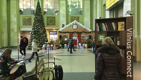 Atsinaujino Vilniaus geležinkelio stotyje esanti „Vilnius skaito“ ir  „Vilnius Connect“ skaitykla