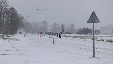 Lietuvą užklojo sniegas