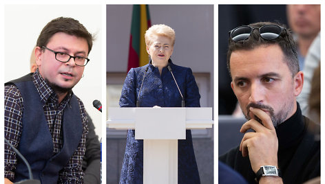 Domantas Razauskas, Dalia Grybauskaitė, Lauras Lučiūnas 