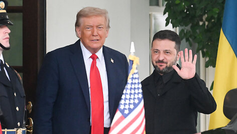 D. Trumpas ir V. Zelenskis / ALEX WROBLEWSKI / AFP