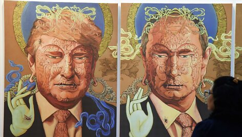 D.Trumpo ir V.Putino pie&scaron;inys Nepale.