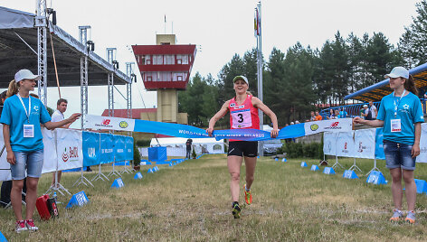 Lauros Asadauskaitės-Zadneprovskienės fini&scaron;as 2015 m. pasaulio taurės finale.