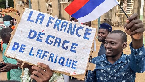 Antiprancūzi&scaron;kos demonstracijos Nigeryje