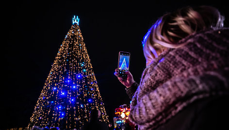 Druskininkų Kalėdų eglutės įžiebimas