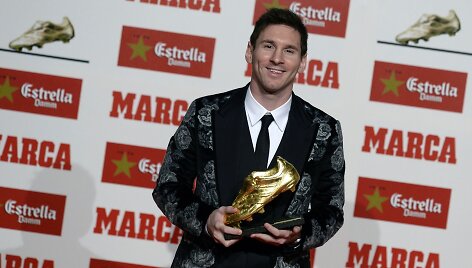 Lionelis Messi atsiėmė &bdquo;Auksinį batelį&ldquo;