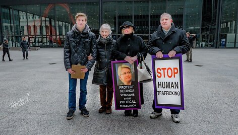 Neringą Venckienę palaikanti akcija  Čikagoje