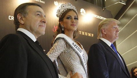 Arasas Agalarovas, Gabriela Isler ir Donaldas Trumpas Maskvoje