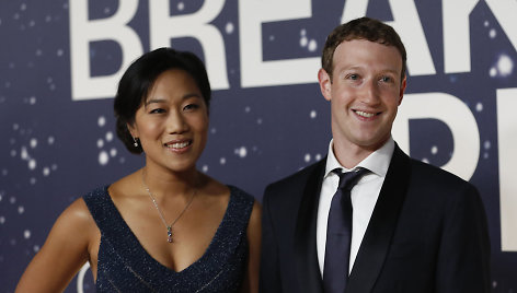 Priscilla Chan ir Markas Zuckerbergas