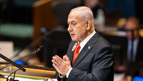 Benjaminas Netanyahu / Lev Radin / ZUMAPRESS.com