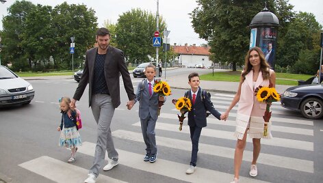 K&scaron;i&scaron;tofo ir Tatjanos Lavrinovičių &scaron;eima