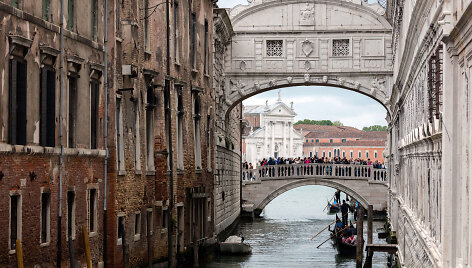 Turistai Venecijoje