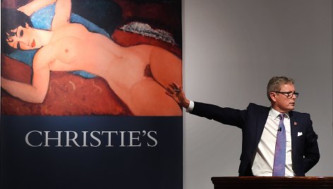 Christie's aukcione parduotas A.Modigliani kūrinys