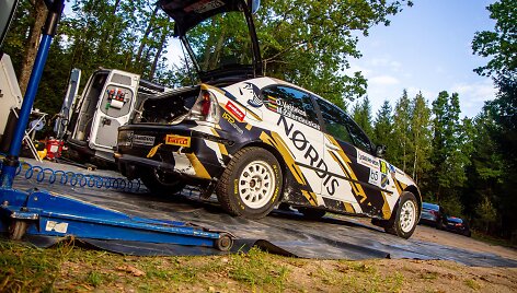 Ovidijaus Va&scaron;tako treniruotė prie&scaron; &bdquo;Rally Auk&scaron;taitija&ldquo; varžybas