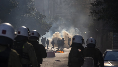 Protestai Graikijoje