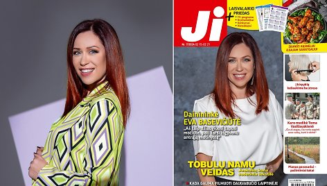 Eva Basevičiūtė ir žurnalo JI Nr.7 