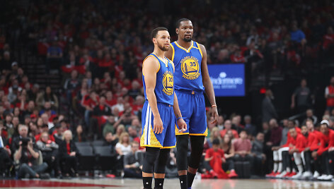 Stephenas Curry ir Kevinas Durantas
