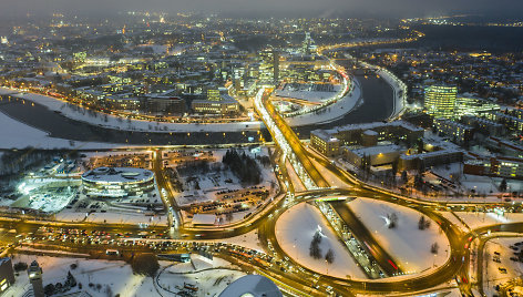 Prieššventinės eismo spūstys sostinėje