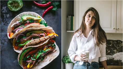 Tinklara&scaron;tininkė Jurgita ir jos ruo&scaron;ti &bdquo;tacos&ldquo; su jautiena ir paprikomis