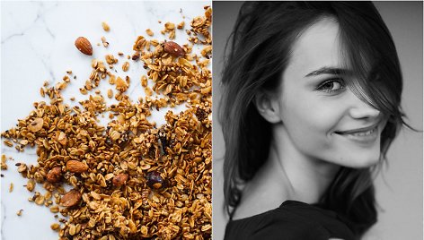 Julija Steoponavičiūtė ir jos ruošta granola