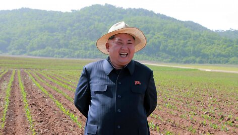 &Scaron;iaurės Korėjos lyderis Kim Jong Unas