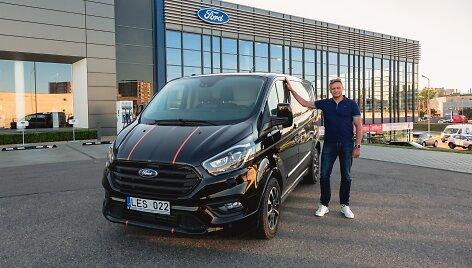 Vitoldas Milius ir &bdquo;Ford Transit Custom&ldquo;