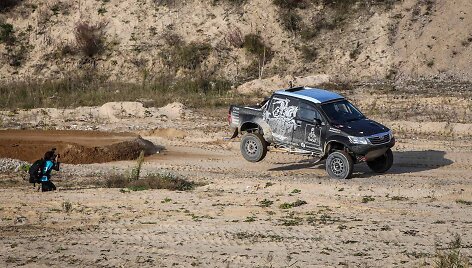 Benediktas Vanagas bando &bdquo;Toyota Hilux&ldquo;