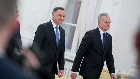 Andrzejus Duda ir Gitanas Nausėda