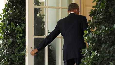 B.Obama Baltuosiuose rūmuose priims D.Trumpą