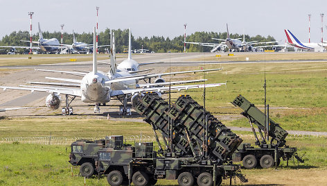 Vilniaus oro uoste dislokuotos „Patriot“ sistemos