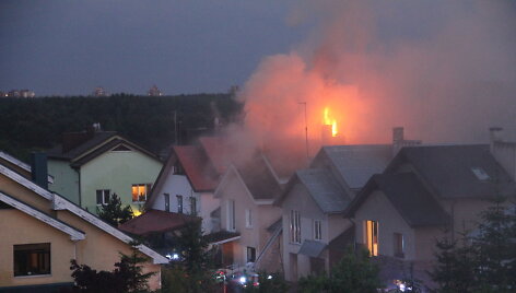 Gaisras Pilaitėje