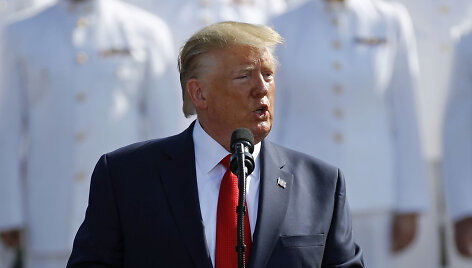 Donaldas Trumpas per rugsėjo 11-osios i&scaron;puolių minėjimą