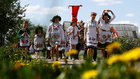 Baltarusiai &scaron;ventė pagonybės laikus menančią &scaron;ventę