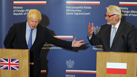 Borisas Johnsonas ir Witoldas Waszczykowskis