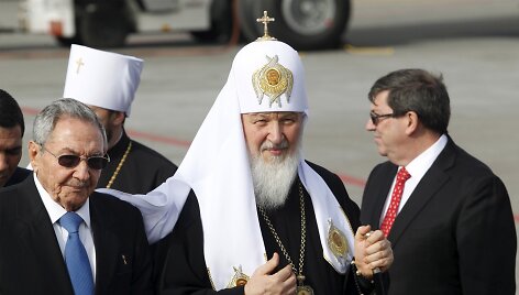 Rusijos ortodoksų patriarchas atvyko į Kubą