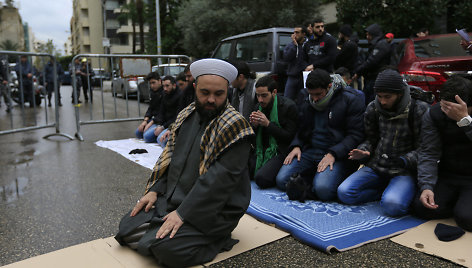 Sunitai ir šiitai meldžiasi kartu Beirute