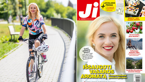 Živilė Kropaitė-Basiulė ir žurnalo JI Nr.34 