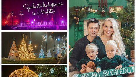 Dovilė su &scaron;eima pasirinko gyventi Molėtus