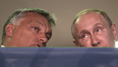 Viktoras Orbanas ir Vladimiras Putinas