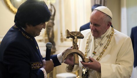 Popiežiaus Pranci&scaron;kaus vizitas Bolivijoje