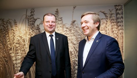 Saulius Skvernelis ir Ramūnas Karbauskis