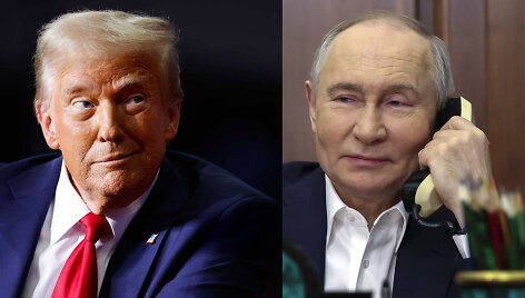 Donaldas Trumpas ir Vladimiras Putinas
