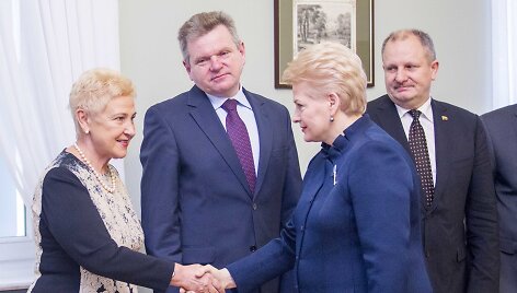 Irena Degutienė ir Dalia Grybauskaitė