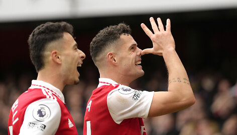 Gabrielis Martinelli ir Granitas Xhaka