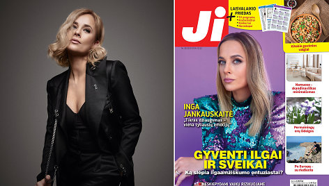 Inga Jankauskaitė ir žurnalo „Ji“ Nr. 10 