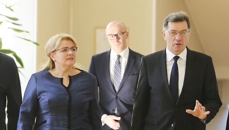 Algimanta Pabedinskienė, Tomas Davulis ir Algirdas Butkevičius