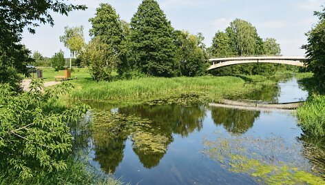 Lėvens upės maudykla prie Paliūni&scaron;kio tilto