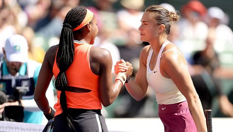 Coco Gauff ir Aryna Sabalenka