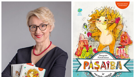 Danguolė Kandrotienė ir knyga &bdquo;Pasaiba ir receptų vagys&ldquo;