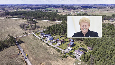Dalios Grybauskaitės sklypas Pa&scaron;ilių kaime